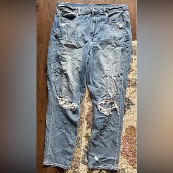 American Eagle Outfitters Denim - American Eagle Distressed Straight Jeans